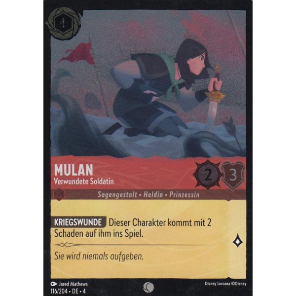 Mulan - Verwundete Soldatin  4URS-116-Holo