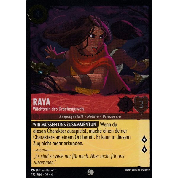 Raya - W&auml;chterin des Drachenjuwels 4URS-122-Holo