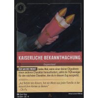 Kaiserliche Bekanntmachung 4URS-131-Holo