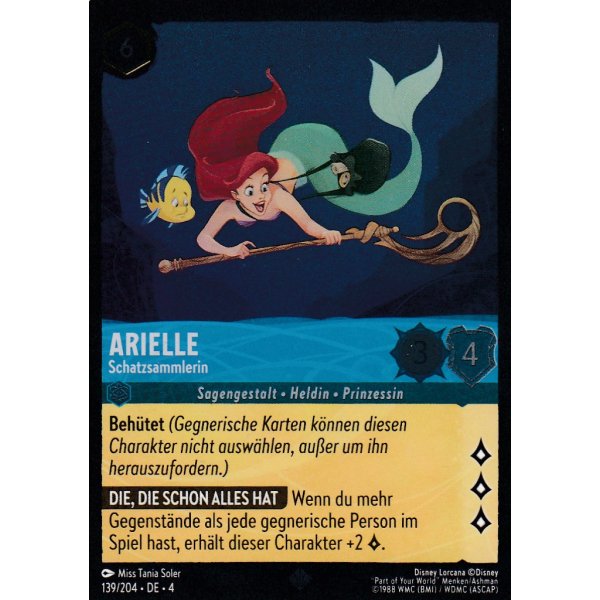 Arielle - Schatzsammlerin  4URS-139-Holo