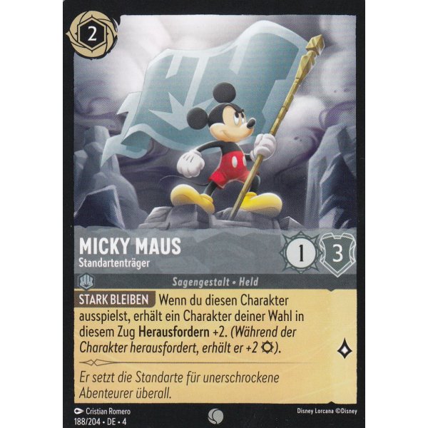 Micky Maus - Standartentr&auml;ger  4URS-188