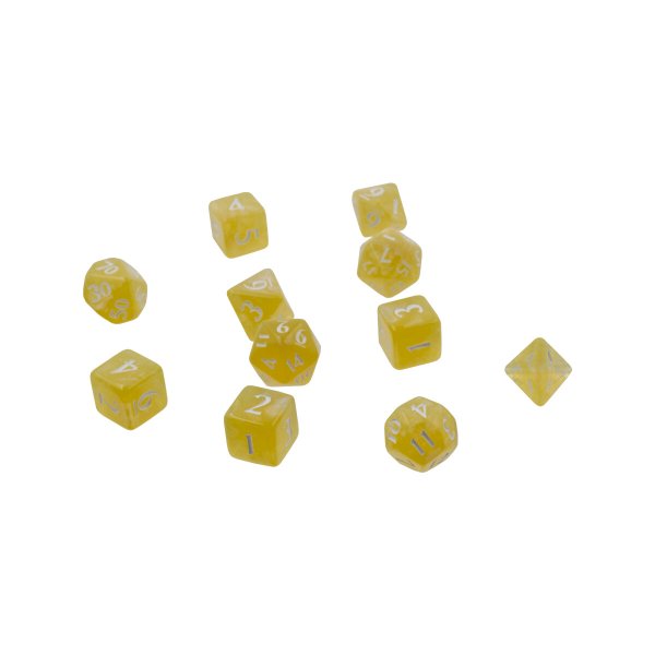 Ultra Pro Eclipse 11 Dice Set - W&uuml;rfelset - Lemon Yellow (11 St&uuml;ck)