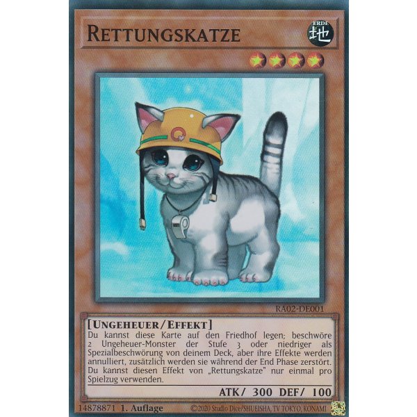 Rettungskatze RA02-DE001 V.7-Ultimate-Rare