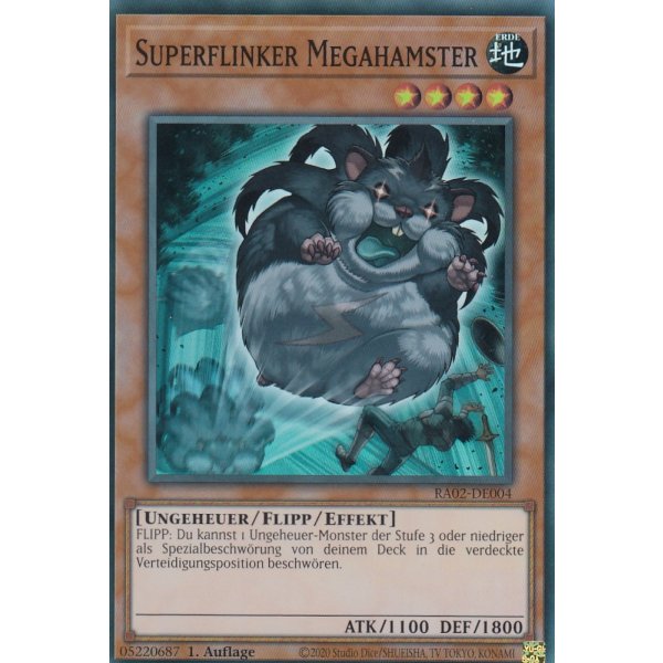 Superflinker Megahamster RA02-DE004 V.3-Secret-Rare