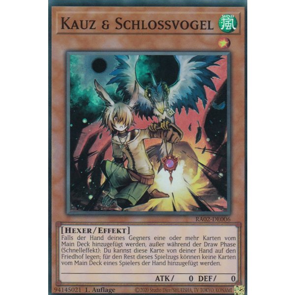 Kauz &amp; Schlossvogel RA02-DE006 V.3-Secret-Rare