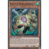 Kauz & Schlossvogel (alternate art) RA02-DE006alt V.5-Quarter-Century-Secret-Rare