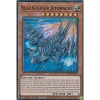 Blauäugiger Jetdrache RA02-DE017 V.1-Super-Rare
