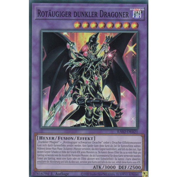 Rot&auml;ugiger dunkler Dragoner RA02-DE021 V.2-Ultra-Rare