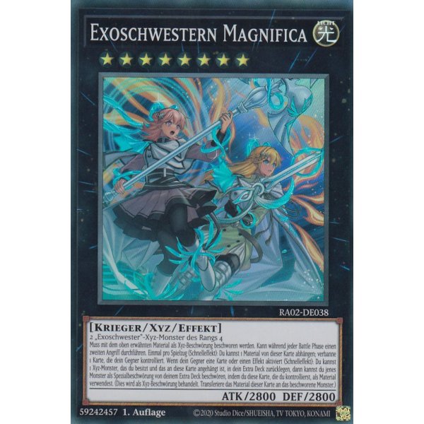 Exoschwestern Magnifica RA02-DE038 V.3-Secret-Rare