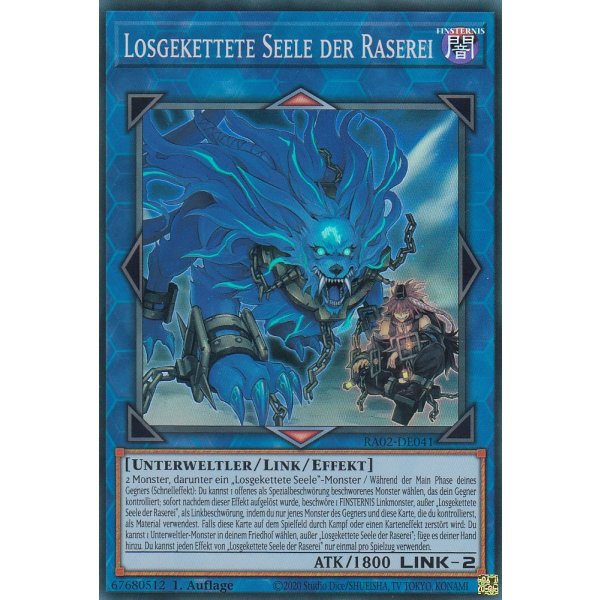 Losgekettete Seele der Raserei RA02-DE041 V.7-Ultimate-Rare