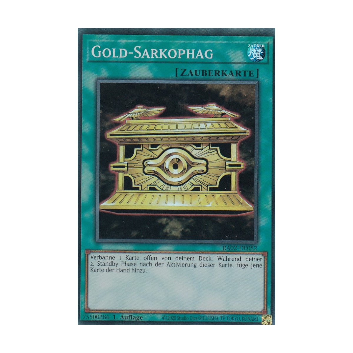 Sarcofago D'Oro (Raro Segreto Del Quarto Secolo) – RA02-EN052 1a Edizione