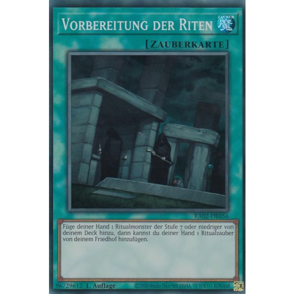 Vorbereitung der Riten RA02-DE056 V.3-Secret-Rare