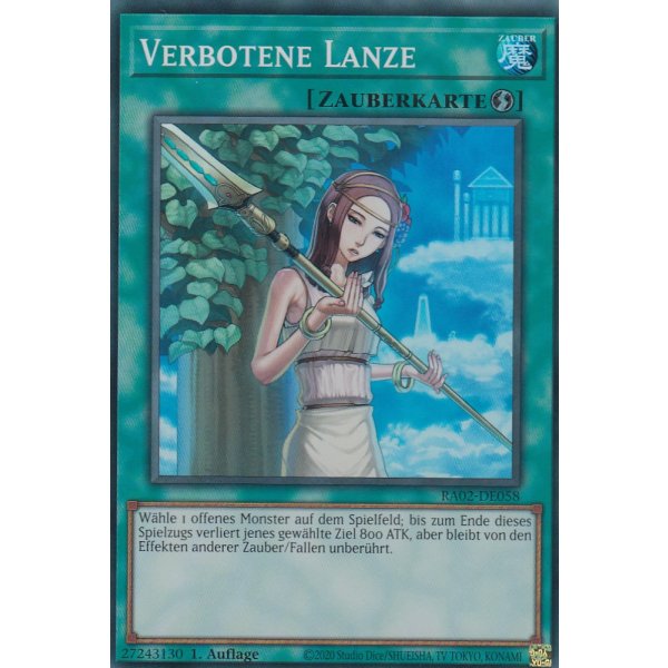 Verbotene Lanze RA02-DE058 V.4-Platinum-Secret-Rare