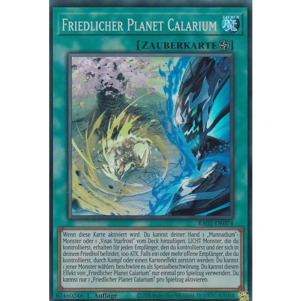 Friedlicher Planet Calarium RA02-DE074 V.3-Secret-Rare