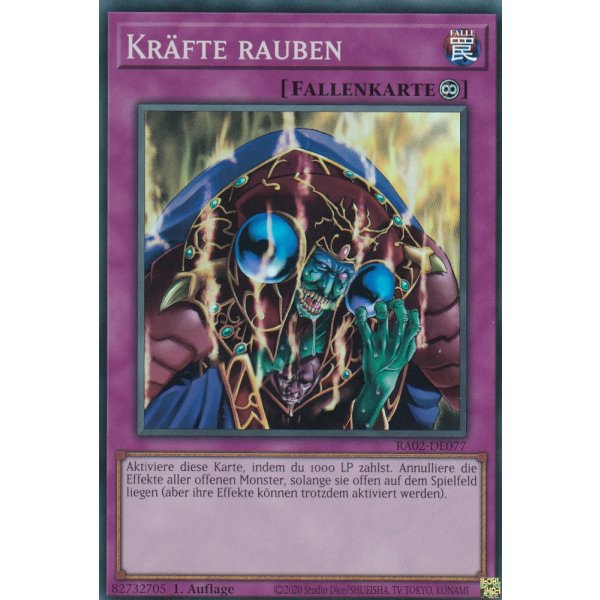 Kr&auml;fte rauben RA02-DE077 V.3-Secret-Rare