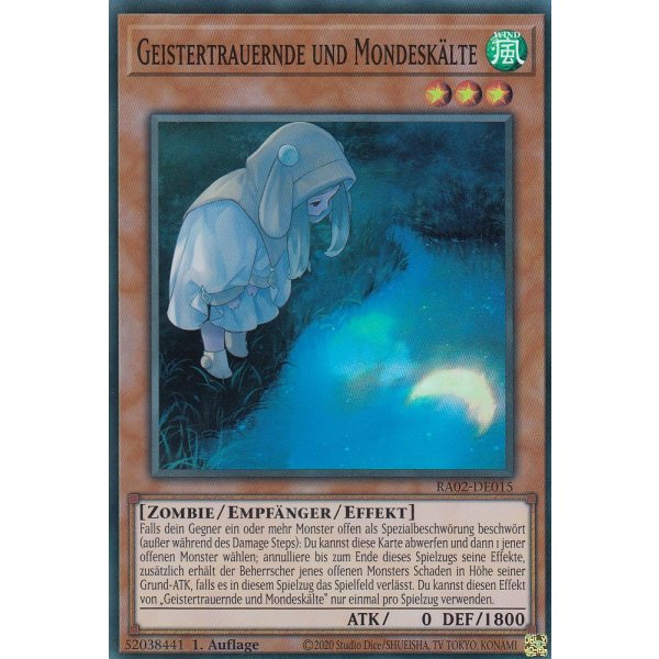 Geistertrauernde und Mondesk&auml;lte  (alternate art) RA02-DE015 V.6-Collectors-Rare