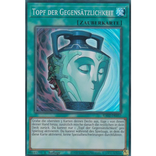 Topf der Gegens&auml;tzlichkeit RA02-DE057 V.6-Collectors-Rare