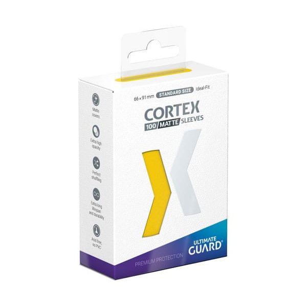 Ultimate Guard Cortex Matte Sleeves Standardgr&ouml;&szlig;e Gelb (100 H&uuml;llen)
