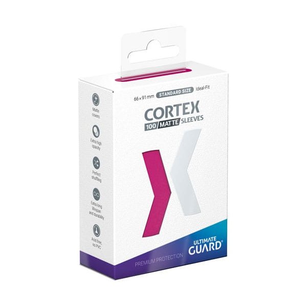 Ultimate Guard Cortex Matte Sleeves Standardgr&ouml;&szlig;e Pink (100 H&uuml;llen)