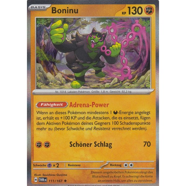 Boninu 111/167 Holo