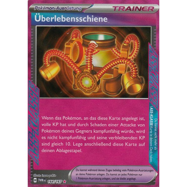 &Uuml;berlebensschiene 164/167 Ass-Klasse