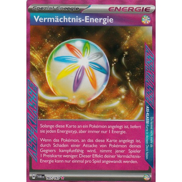 Verm&auml;chtnis-Energie 167/167 Ass-Klasse