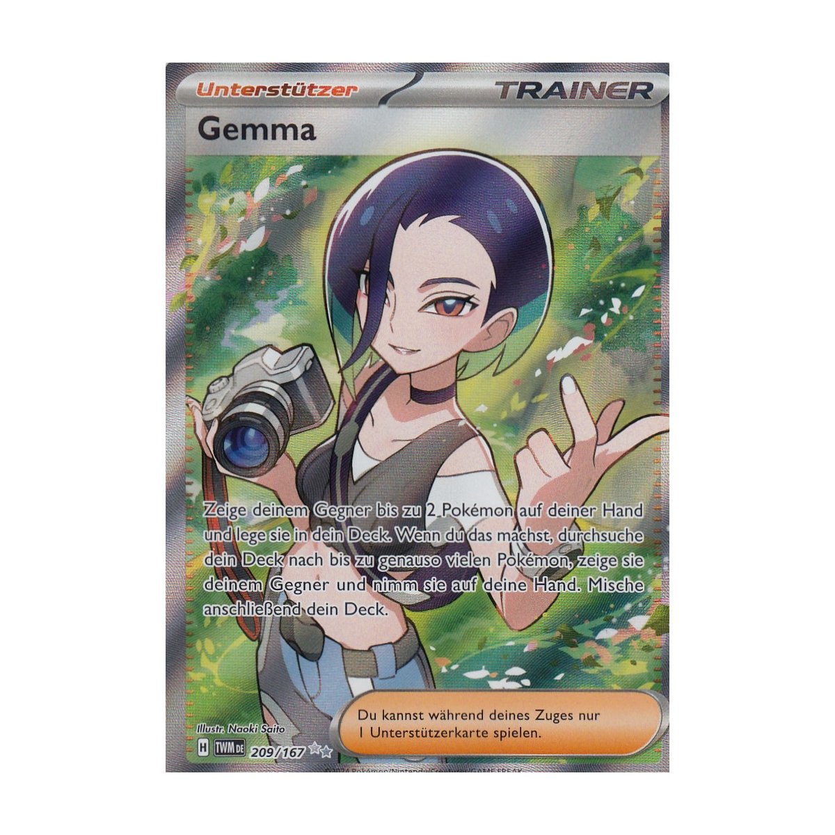 Gemma 209/167 Maskerade im Zwielicht Pokemon Karte günstig kaufen