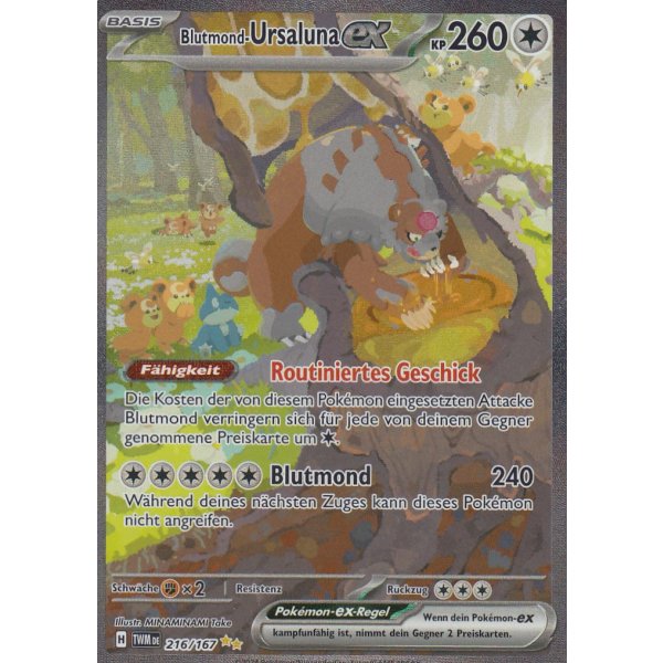 Blutmond-Ursaluna-ex 216/167 Special Illustration Rare