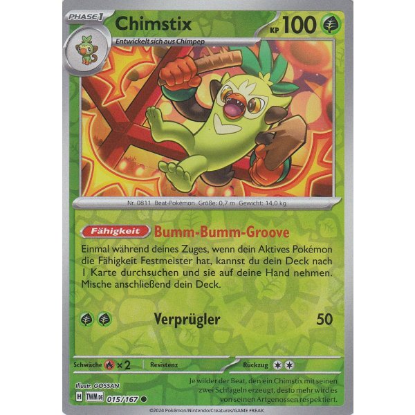 Chimstix 015/167 REVERSE HOLO