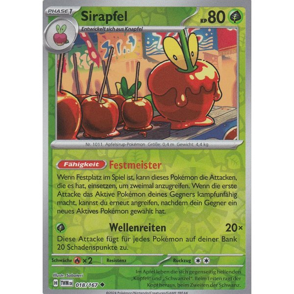 Sirapfel 018/167 REVERSE HOLO