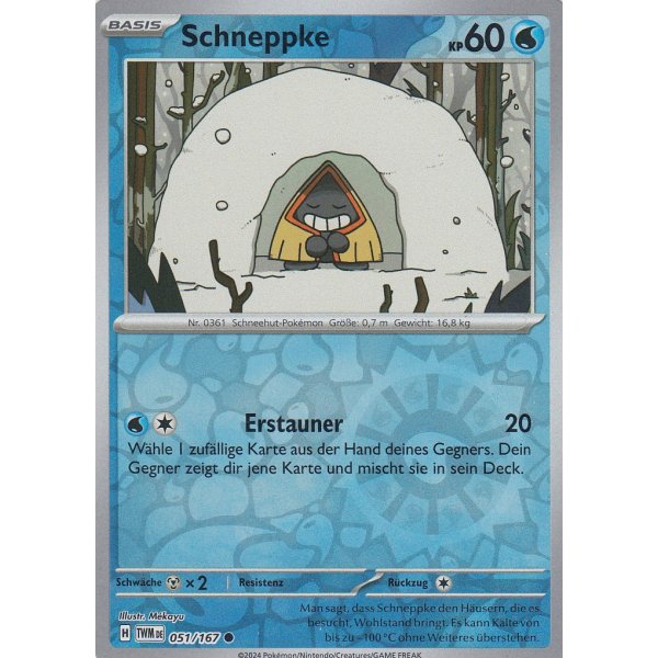 Schneppke 051/167 REVERSE HOLO