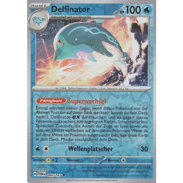 Delfinator 060/167 REVERSE HOLO