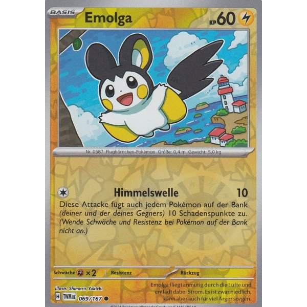 Emolga 069/167 REVERSE HOLO