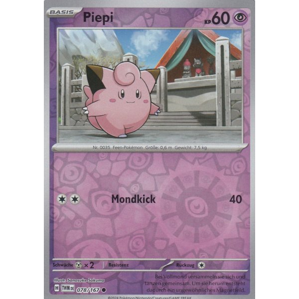 Piepi 078/167 REVERSE HOLO