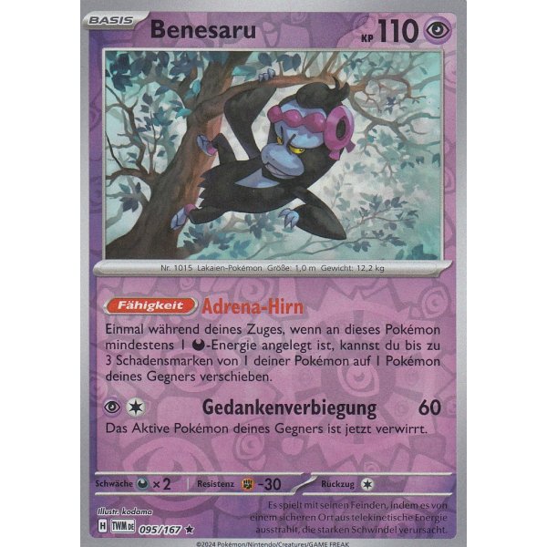 Benesaru 095/167 Holo REVERSE HOLO