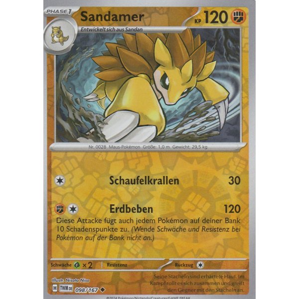 Sandamer 098/167 REVERSE HOLO
