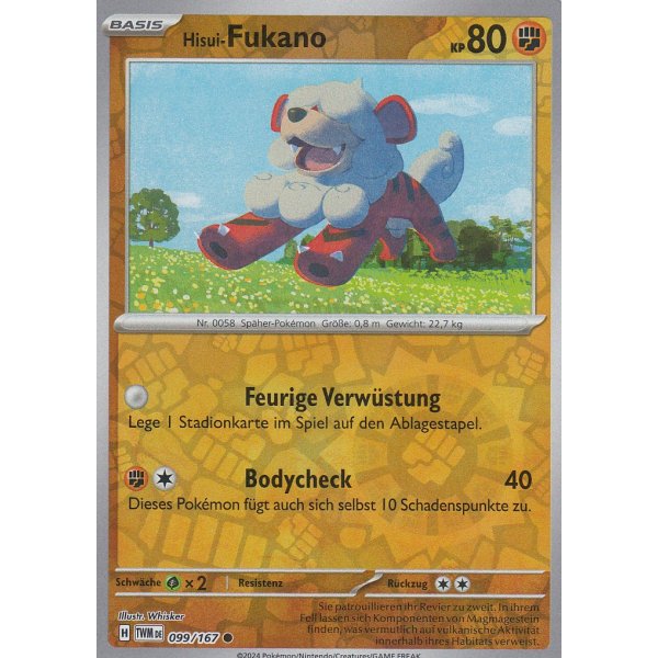 Hisui-Fukano 099/167 REVERSE HOLO