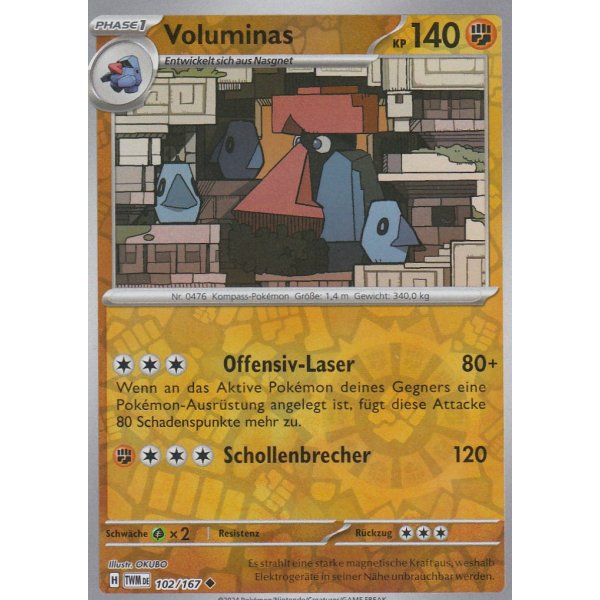 Voluminas 102/167 REVERSE HOLO