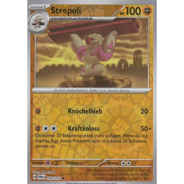 Strepoli 104/167 REVERSE HOLO