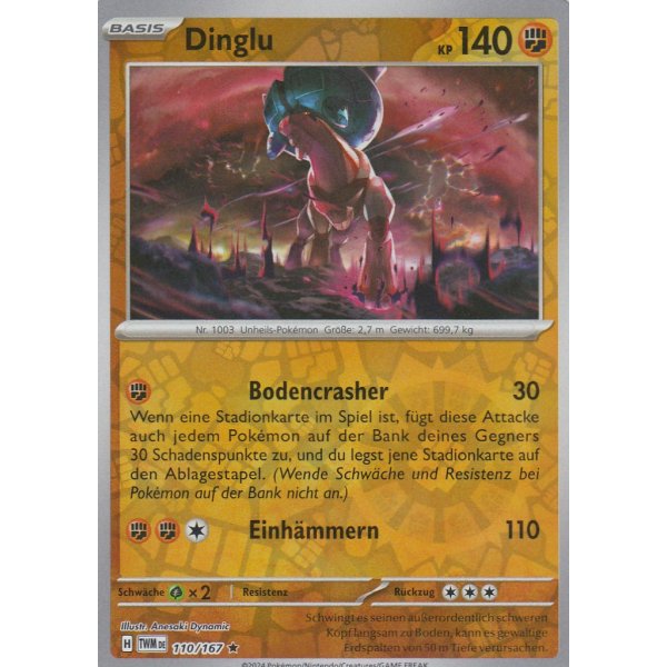 Dinglu 110/167 Holo REVERSE HOLO
