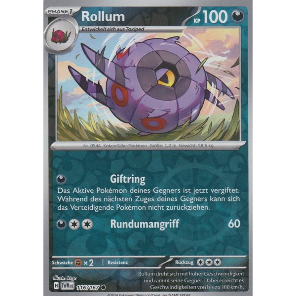 Rollum 116/167 REVERSE HOLO