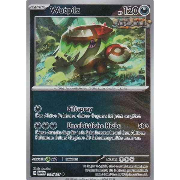 Wutpilz 118/167 REVERSE HOLO