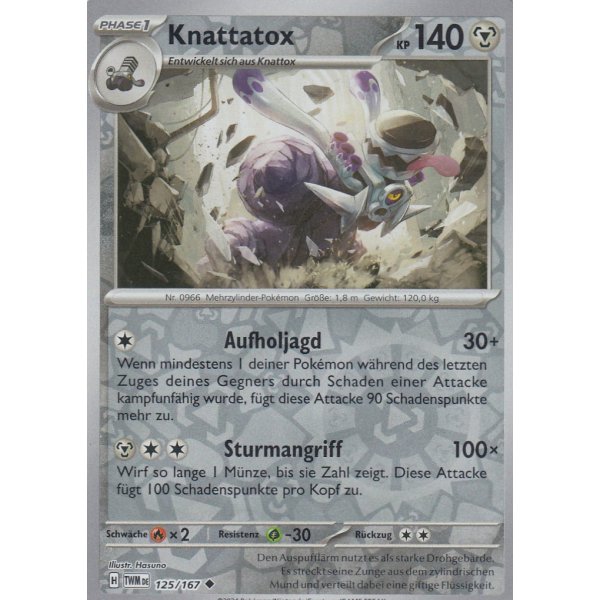 Knattatox 125/167 REVERSE HOLO