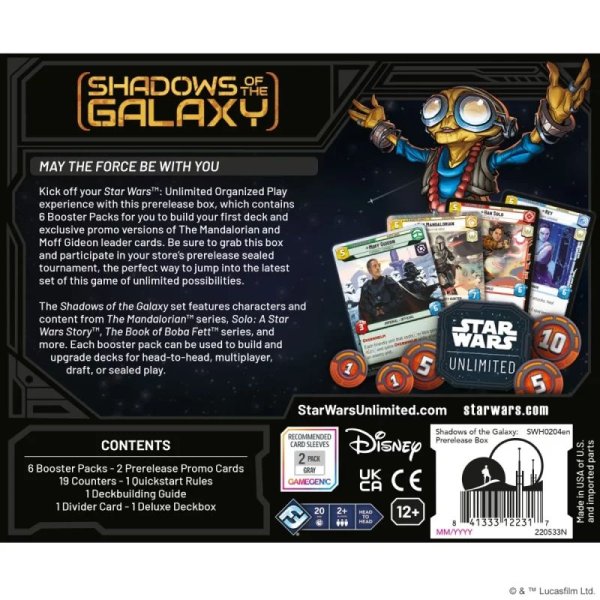Star Wars: Unlimited - Shadows of the Galaxy Prerelease Box (englisch)
