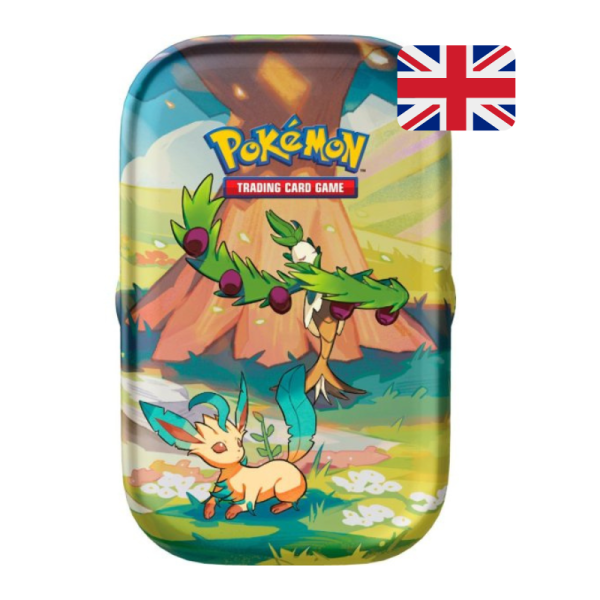 Vibrant Paldea Leafeon &amp; Arboliva Mini Tin (englisch)