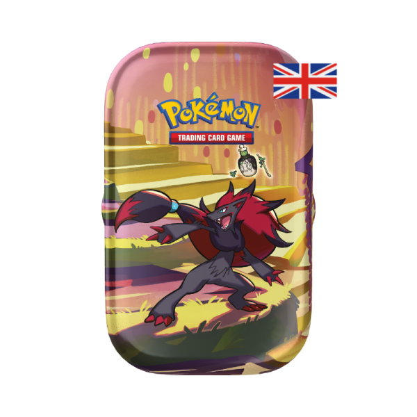 Scarlet &amp; Violet Shrouded Fable Zoroark &amp; Poltchageist Mini Tin (englisch)