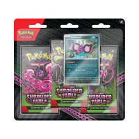 Scarlet &amp; Violet Shrouded Fable 3-Pack Blister - Pecharunt (englisch)