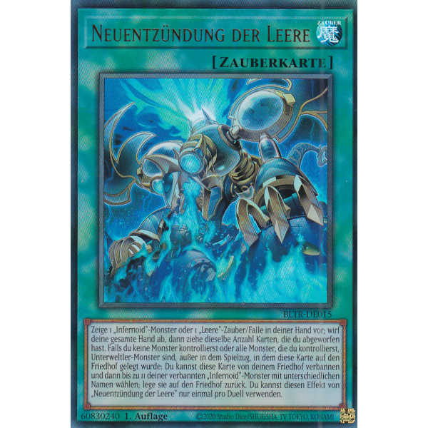 Neuentz&uuml;ndung der Leere BLTR-DE015