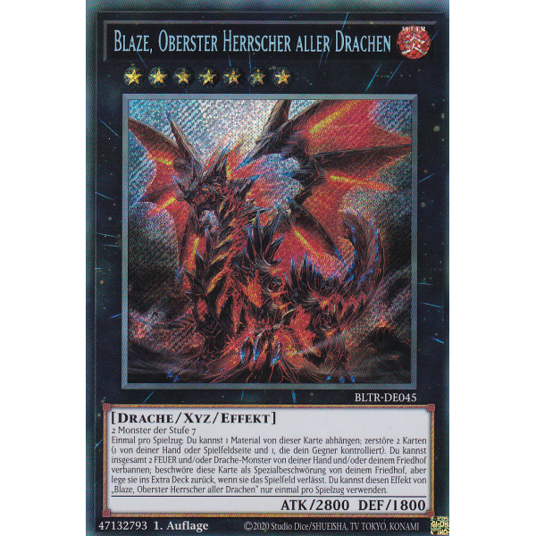 Blaze, Oberster Herrscher aller Drachen BLTR-DE045