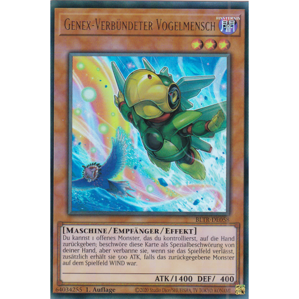 Genex-Verb&uuml;ndeter Vogelmensch (alt art) BLTR-DE058